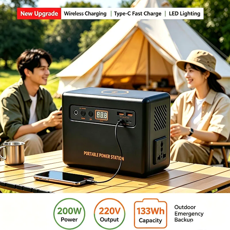 200W Portable Power Station 22 - Solar Emergency Charger review and price