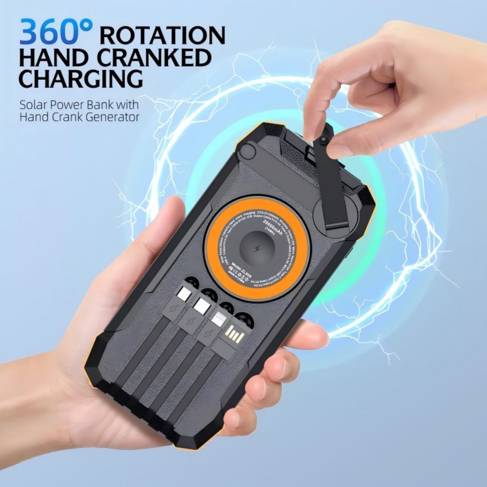 New 50000mAh Solar Power Bank  - Solar Emergency Charger review and price
