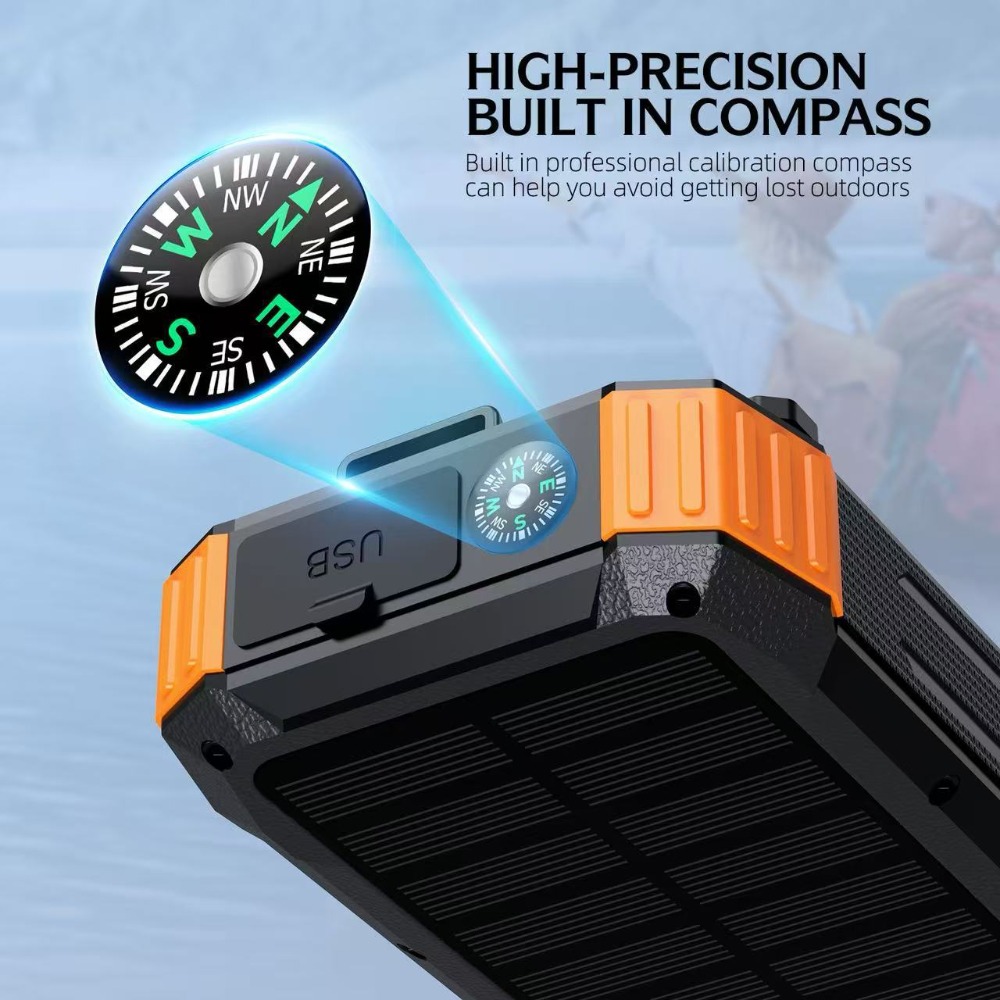 New 50000mAh Solar Power Bank  - Solar Emergency Charger review and price