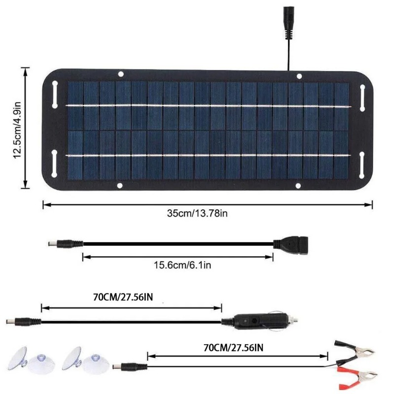 6W 5V Flexible Solar Panel Cha - Solar Emergency Charger review and price